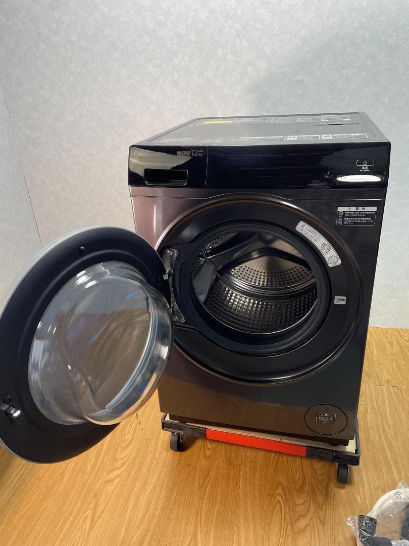 K♦♦082 アクア ドラム式洗濯機 AQW-DX12P-L 設置オプション無料
