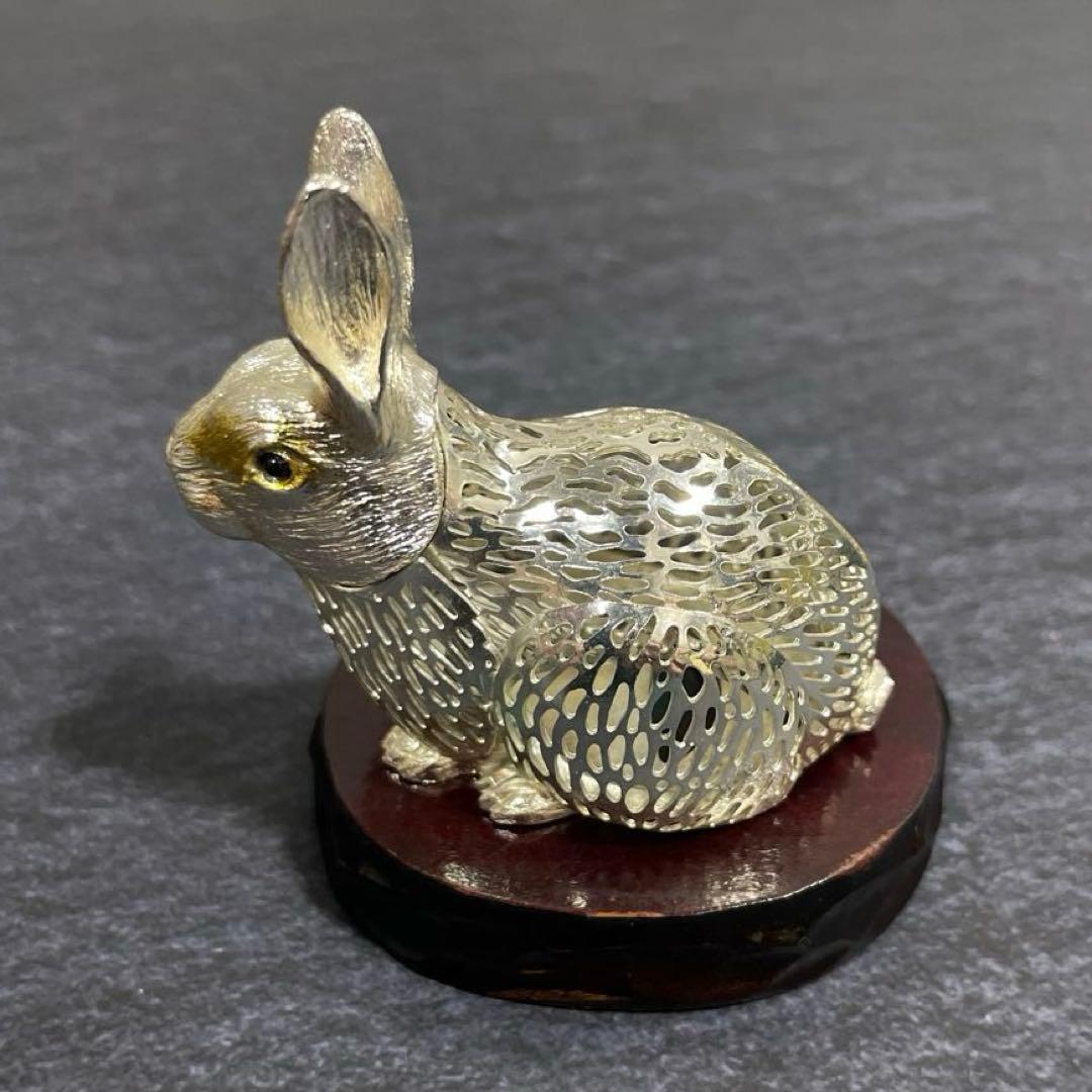 クリストフル　Christofle うさぎ　置き物　フランス