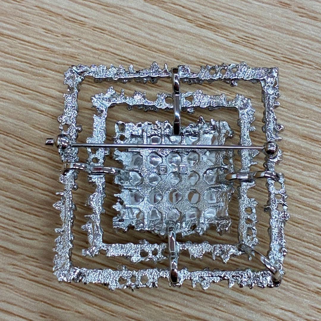 □田崎真珠TASAKI ヴィンテージ パール/シルバーブローチ兼ペンダントトップ