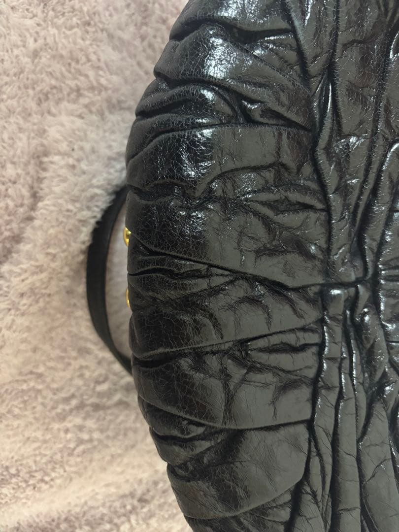 miu miu マテラッセ vitello lux 2way アーカイブレザー