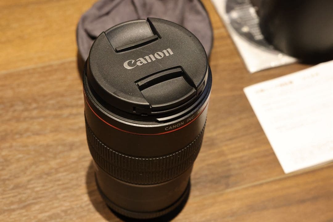 新品同様 キヤノン 単焦点マクロ EFマウント EF100mm F2.8L