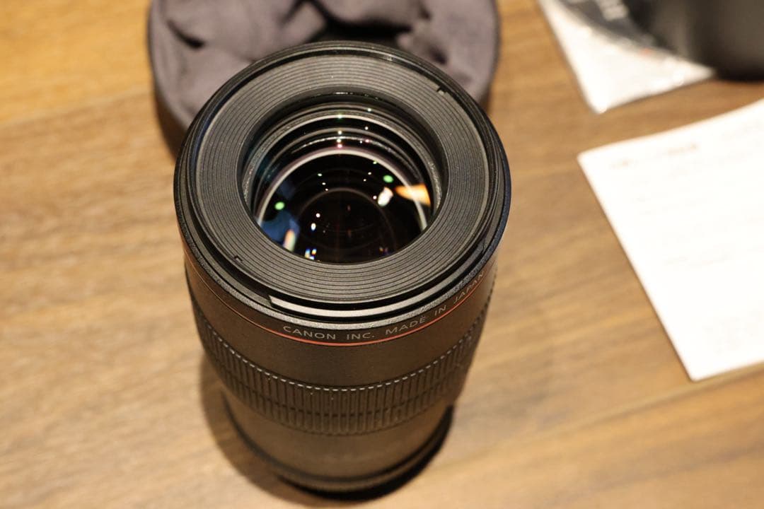 新品同様 キヤノン 単焦点マクロ EFマウント EF100mm F2.8L
