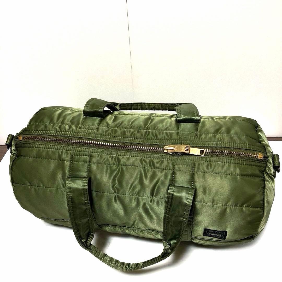 極美品✨ポーター タンカー ボストンバッグS 2way セージ 吉田カバン