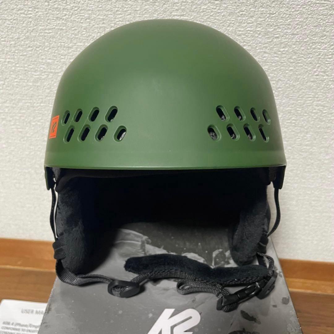 未使用　K2 PHASE グリーンヘルメット　MIPS