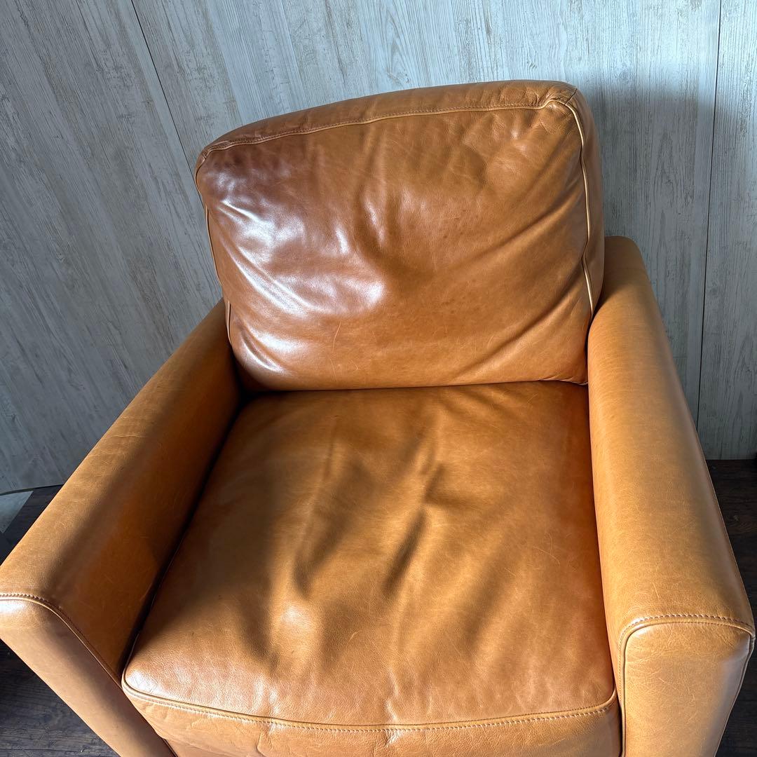 美品 ジャーナルスタンダード アクメ ファニチャー フレスノ レザー ソファ