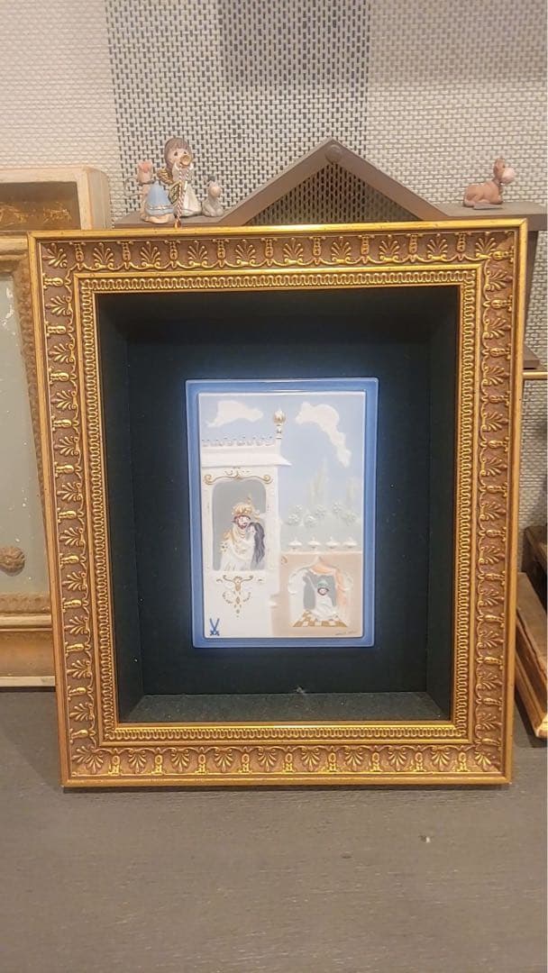 マイセン (Meissen)ミニ 千夜一夜（塔の上の王様と王妃）