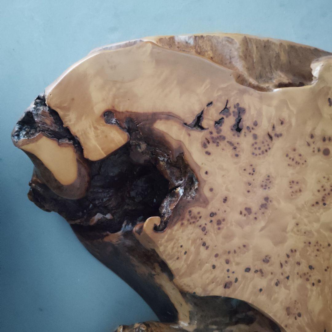 瘤杢一枚板③ 花台 置台 花瓶台 盆栽台 飾り台 アンティーク 侘び寂び