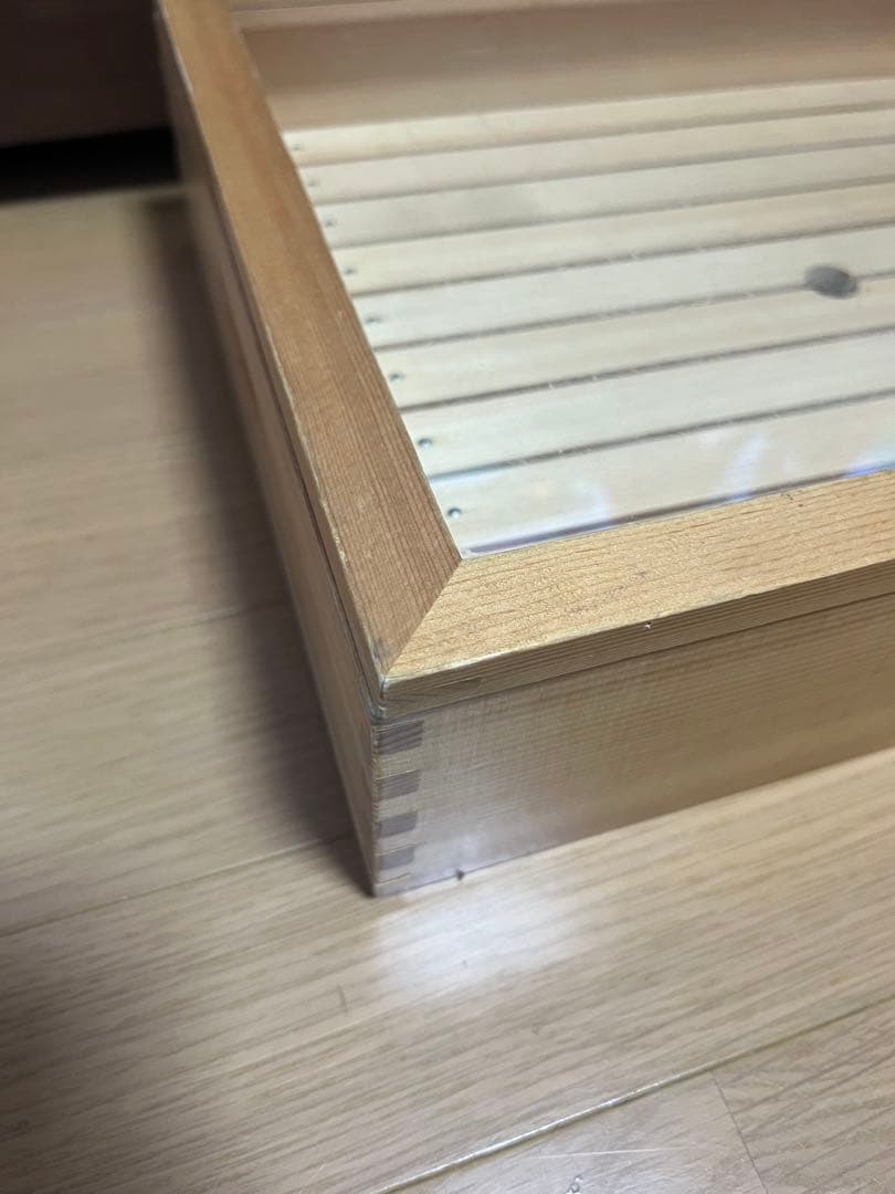 ヤマコー ネタケース 木製 寿司ネタ箱 アクリル蓋付 業務用