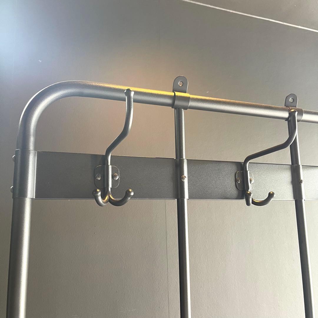 ™*️様 美品 イケア IKEA PINNIG コートラック マットブラック