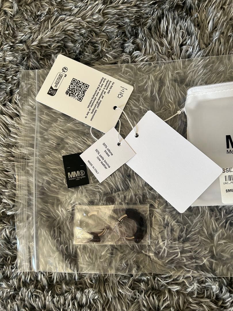 MM6 Maison Margiela ナンバーズ ロゴ フープ ピアス