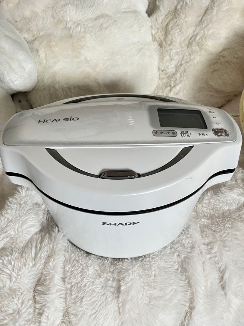 超お得SHARP HEALSIO 電気圧力鍋 ホットクック　KN-HW16E-W