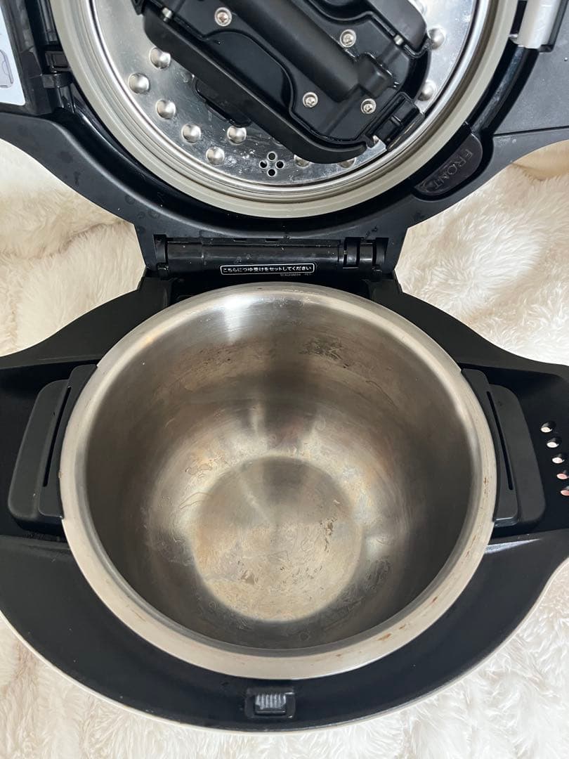 超お得SHARP HEALSIO 電気圧力鍋 ホットクック　KN-HW16E-W