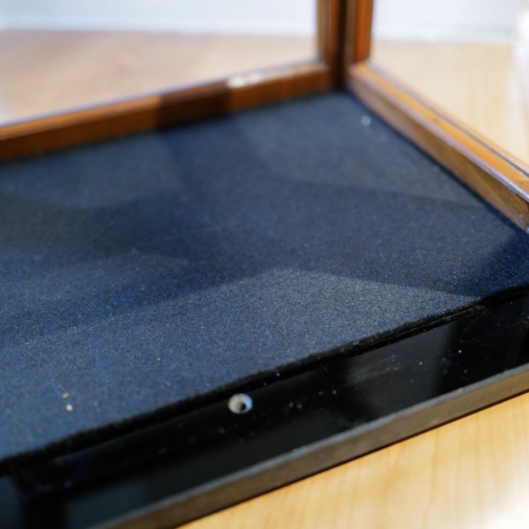 30s〜アンティークガラスショーケース 飾り棚 アメリカ製 2段式