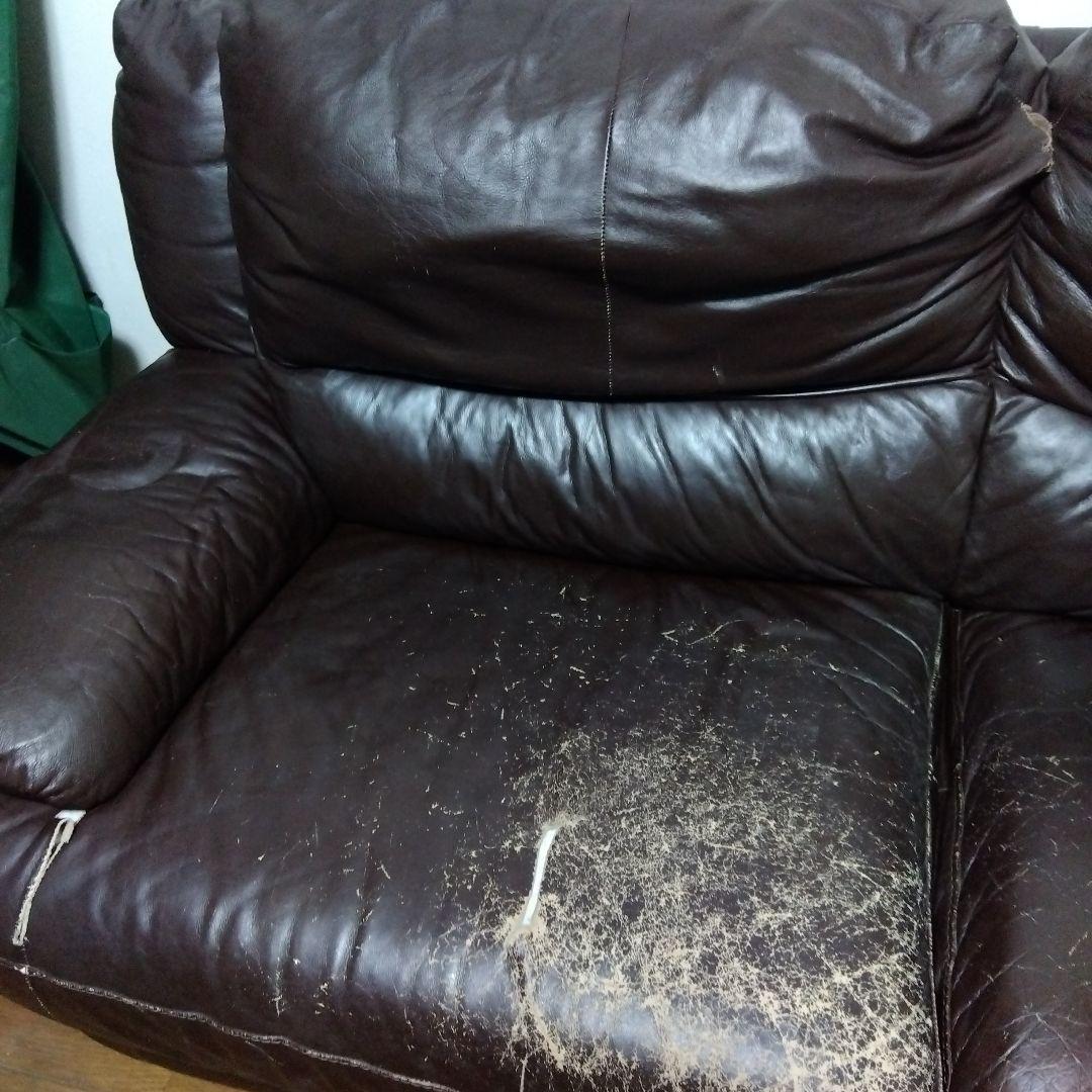 お洒落イタリア　ビンテージ本革　ソファーブランド：MARINELLI（マリネリ）