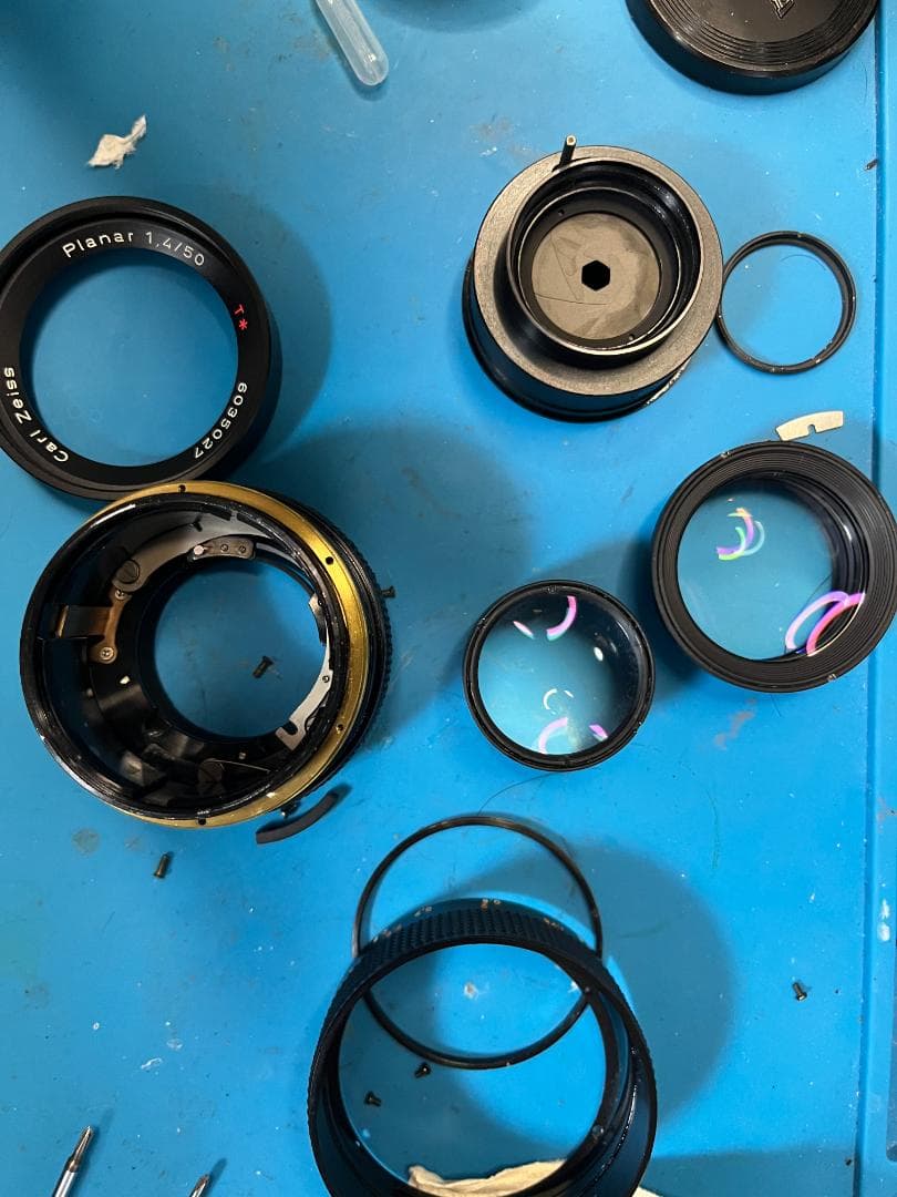 整＆テ済 Carl Zeiss Planar 50mm F1.4 AEJ 027