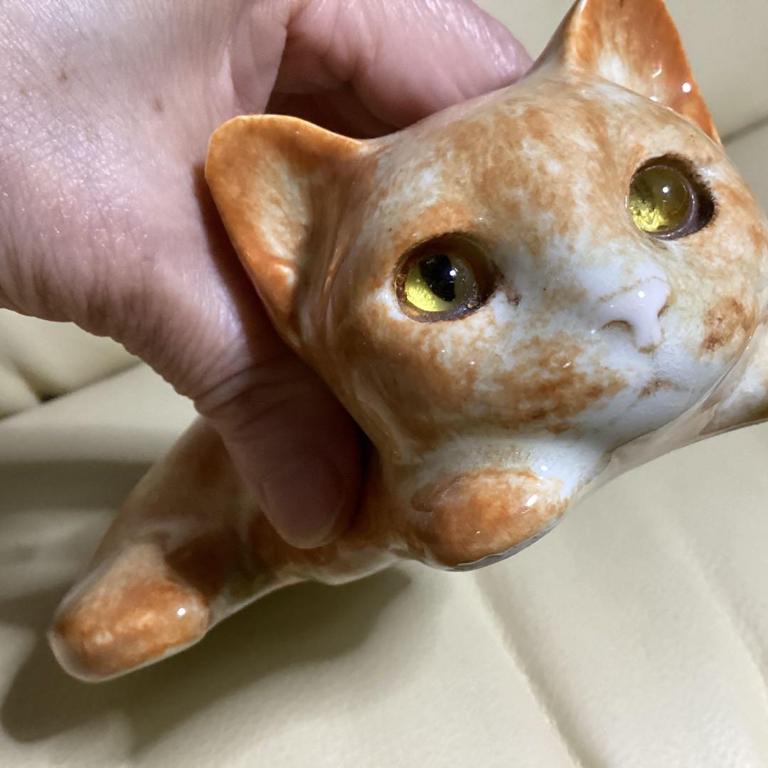 ウインスタンレイ女史の粘土の貴重な猫ヴィンテージナンバー7 瞳の美しい子最終価格