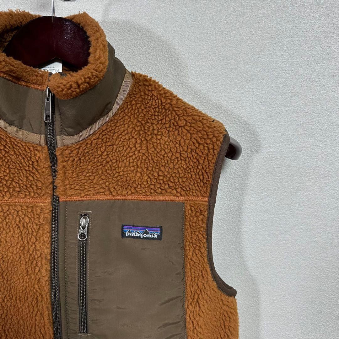 美品 希少 09年製 パタゴニア クラシック レトロX ベスト ブラウン