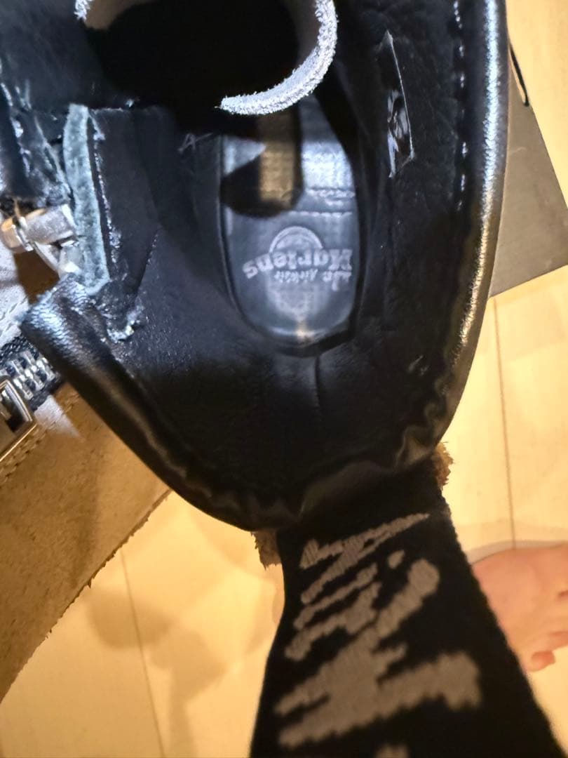 【期間限定値下げ】Rick Owens × Dr.Martens ベージュ　革靴