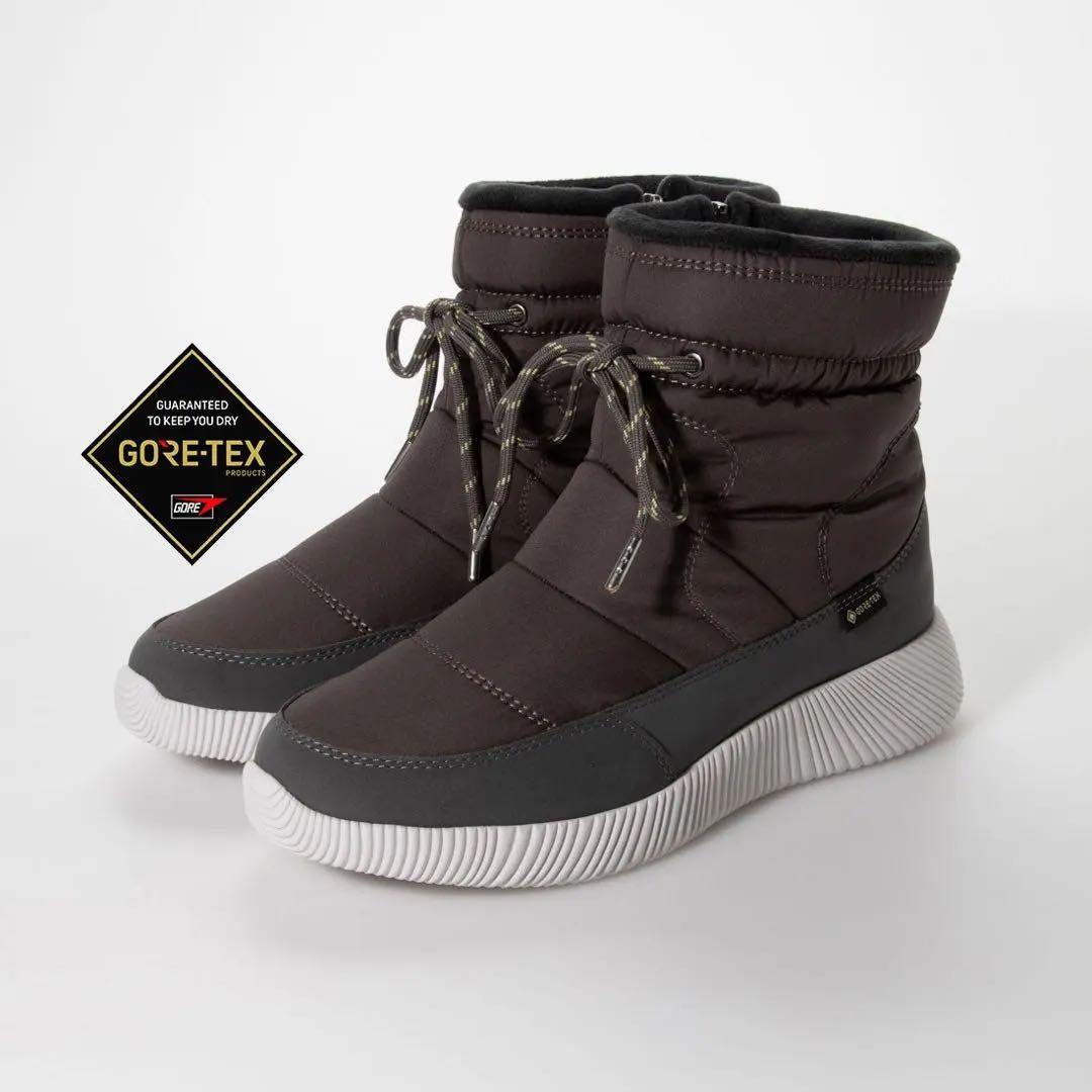 新品マドラスウォークGORE-TEX軽くて履きやすく暖かいムートンブーツ23cm