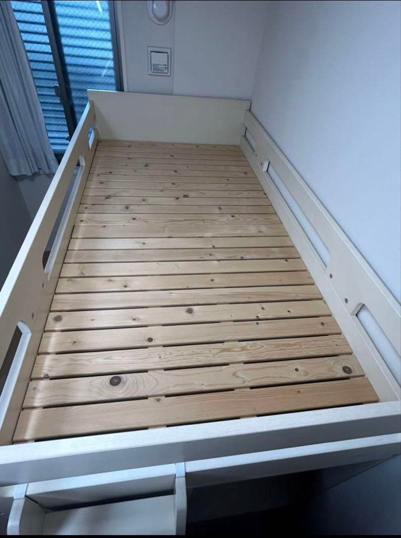 イトーキ　木製ロフトベッド シングルサイズ 収納付き　引き取り限定