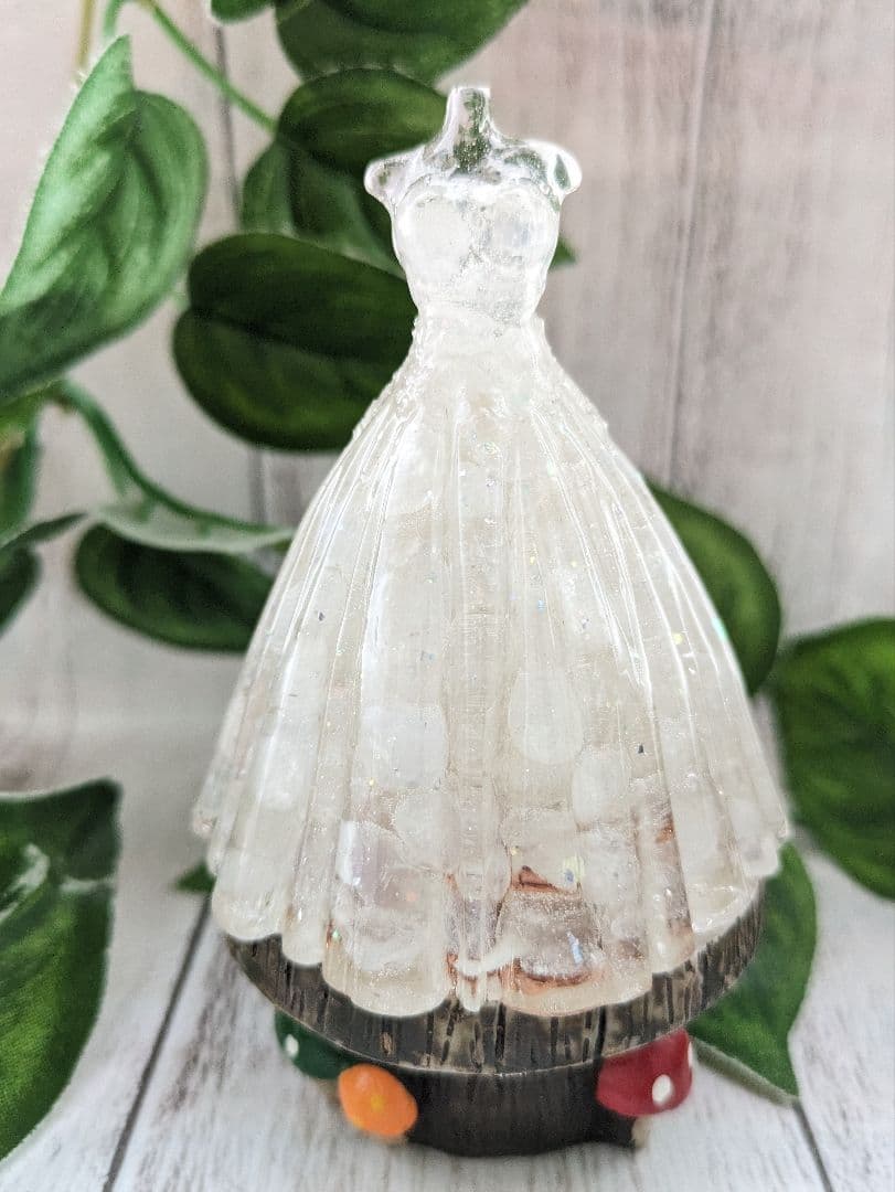 【やま】ローズクォーツの天使ちゃん形オルゴナイト☆他９点