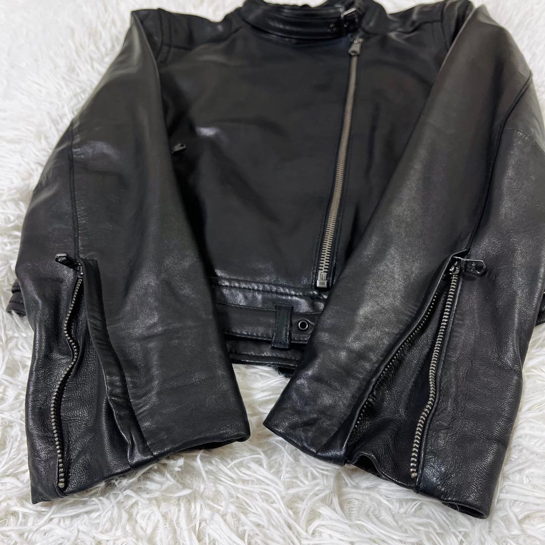 Gap ギャップ シングルライダースジャケット 羊革 サイズXS 160/80A