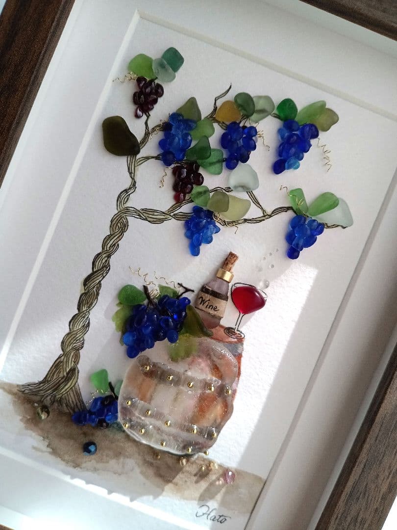 シーグラスアート　ぷうあ様　ご確認用