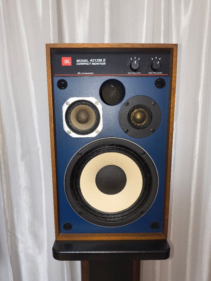 【完動品】JBL 4312M II 3wayスピーカー＆スタンド＆ケーブルセット