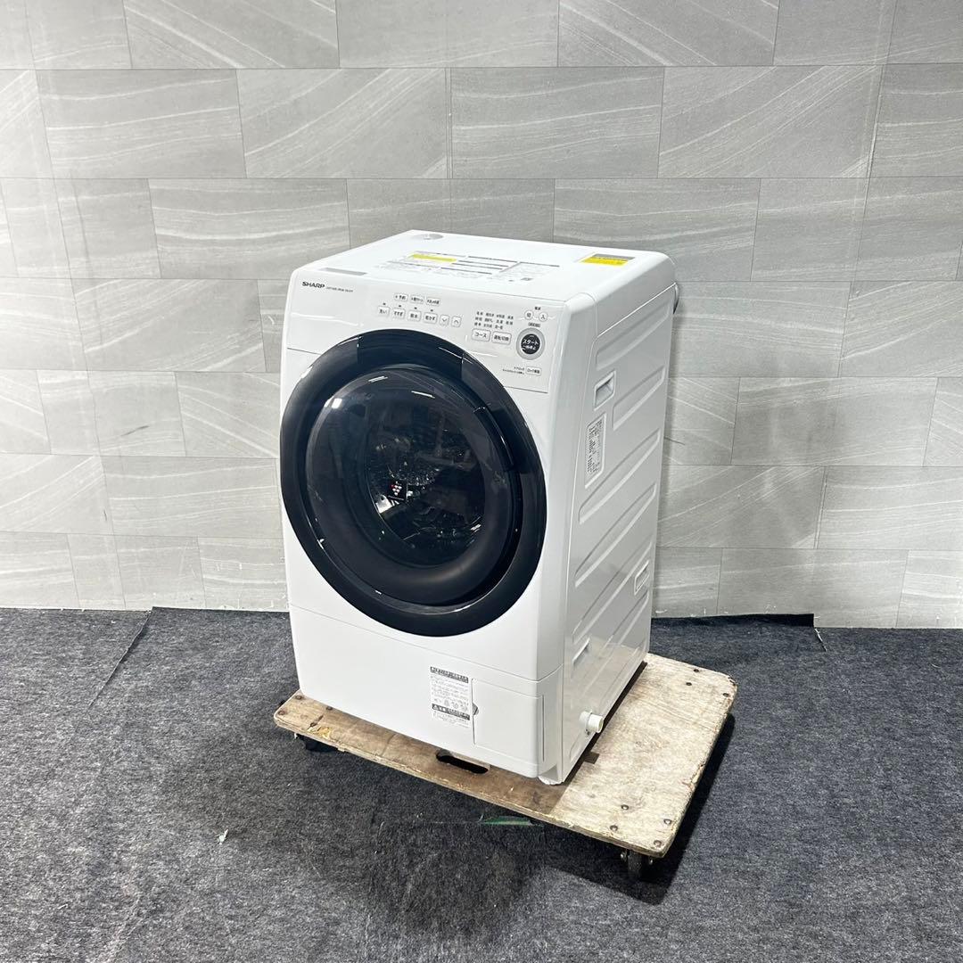 SHARP ドラム式洗濯機 ES-S7F 7kg 2021年製 家電 d4728