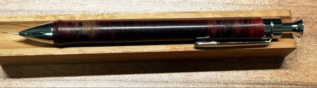 こぶた工房　サイアミーズローズウッド　変わり杢　シャープペンシル