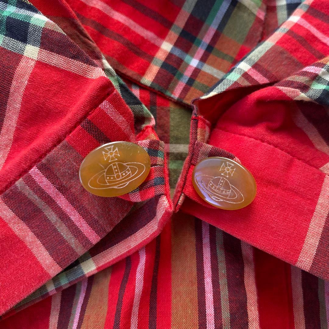 【美品】ヴィヴィアンウエストウッド　ブラウス　フリル　オーブボタン　イタリア製