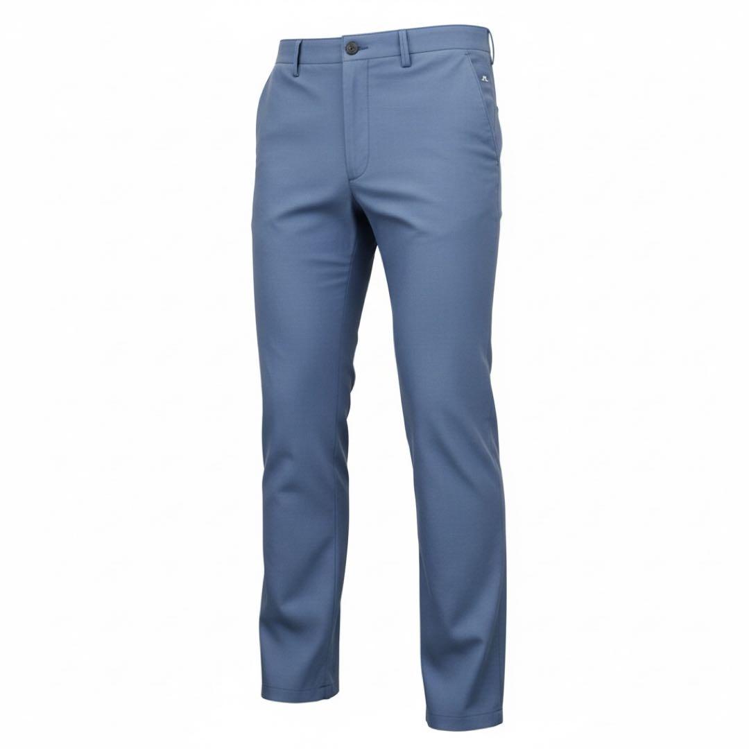 美品 J.LINDEBERG メンズゴルフパンツ W30 L34 ライトネイビー