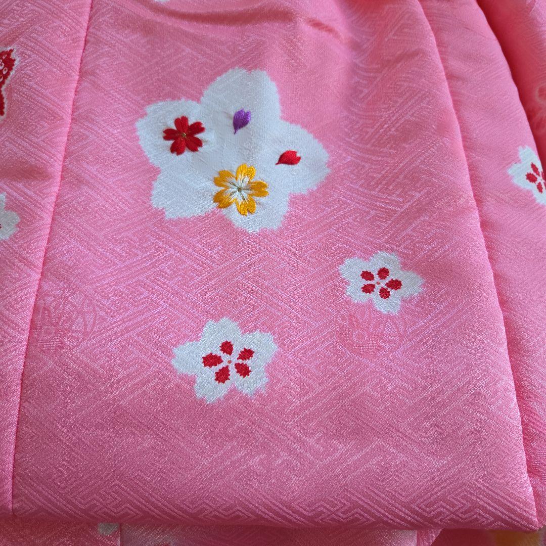 No6 七五三　女の子　三歳　着物被布6点セット