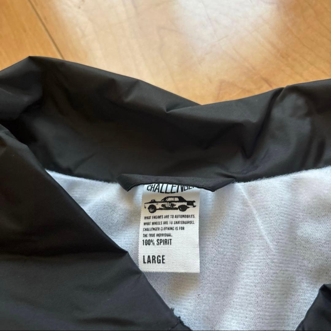CHALLENGER ナイロンコーチジャケット ブラック L