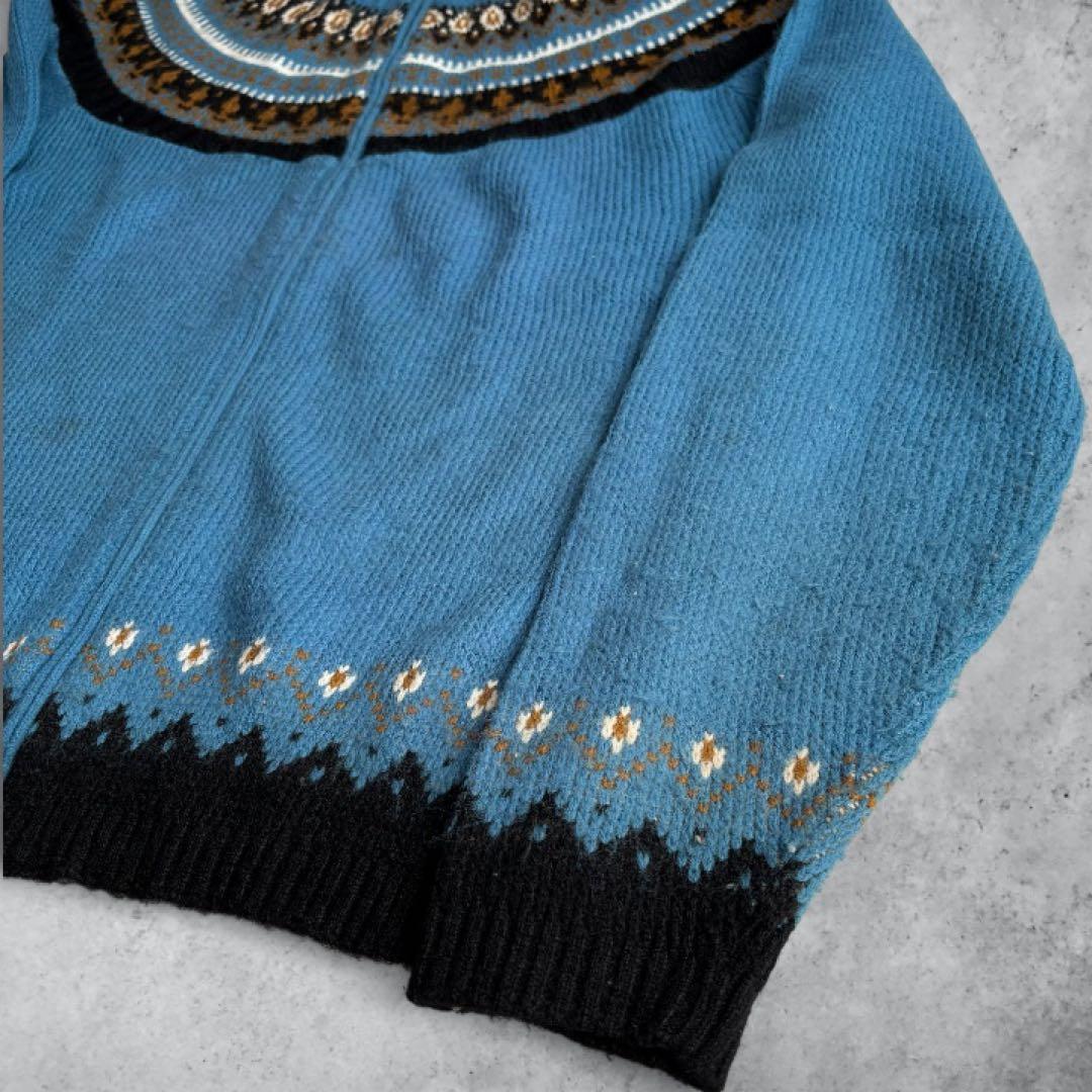 50's-60's REVEREノルディック柄 ニット ヴィンテージ L