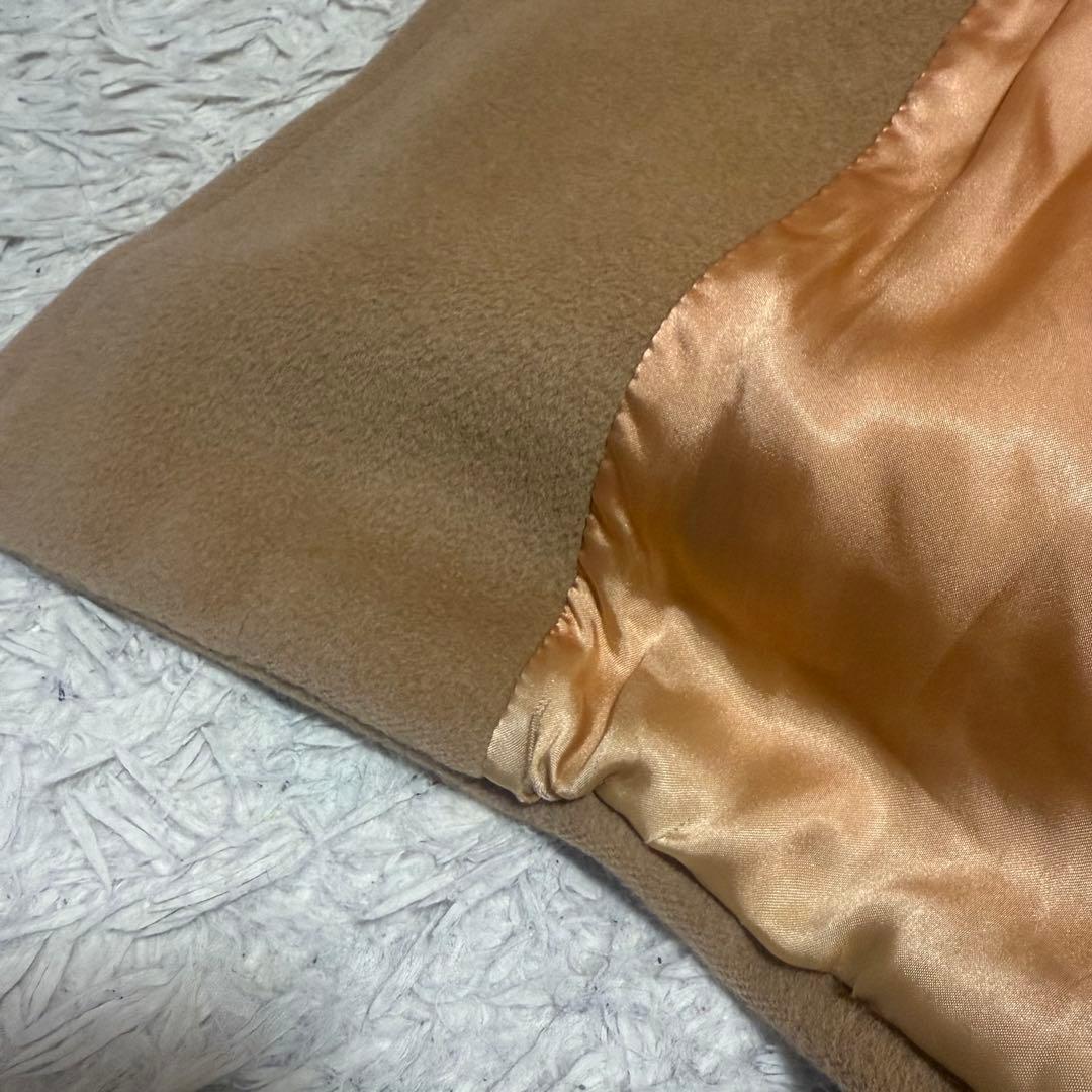 最高級白タグ/ラナウール✨マックスマーラ コート キャメル 40 ダブルブレスト