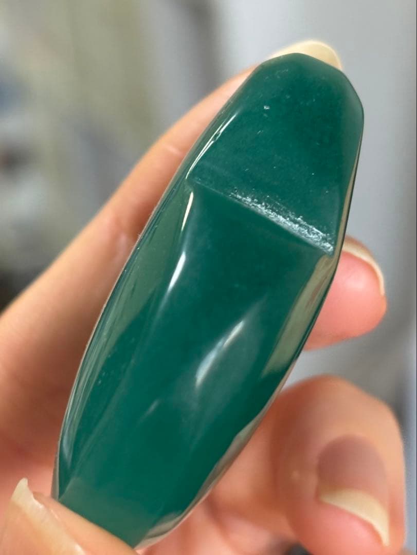 あ〜きゃん♬様　高品質　セレナイト　ハート　握り石　キャッツアイ