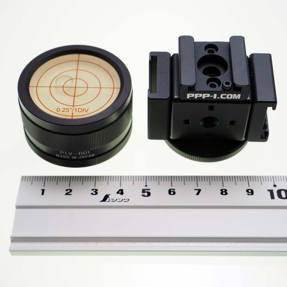 【超絶高精度】カメラ用精密水準器　PLV-001
