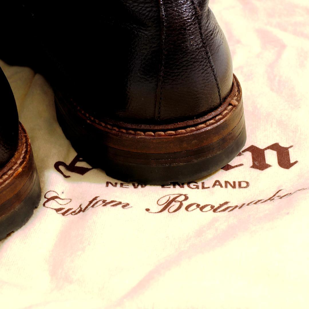 美品 オールデン レジーナグレインレザー ジョージブーツ alden 9D