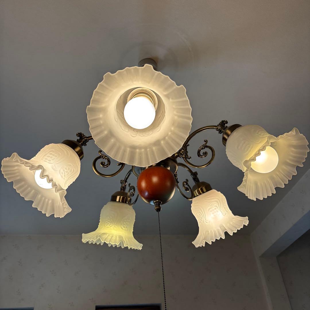 シャンデリア5灯