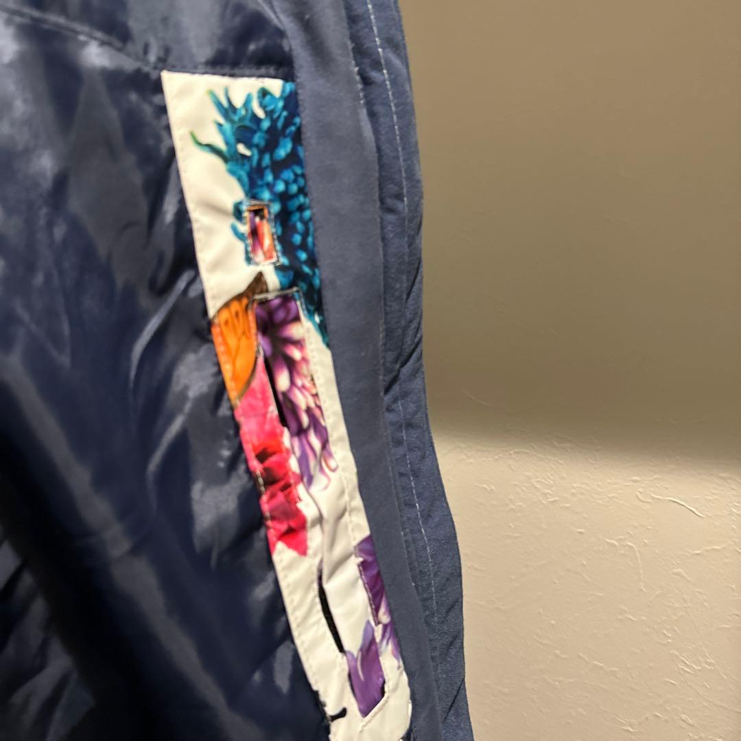 ROXY 花柄 スノーボードウェア レディース　白