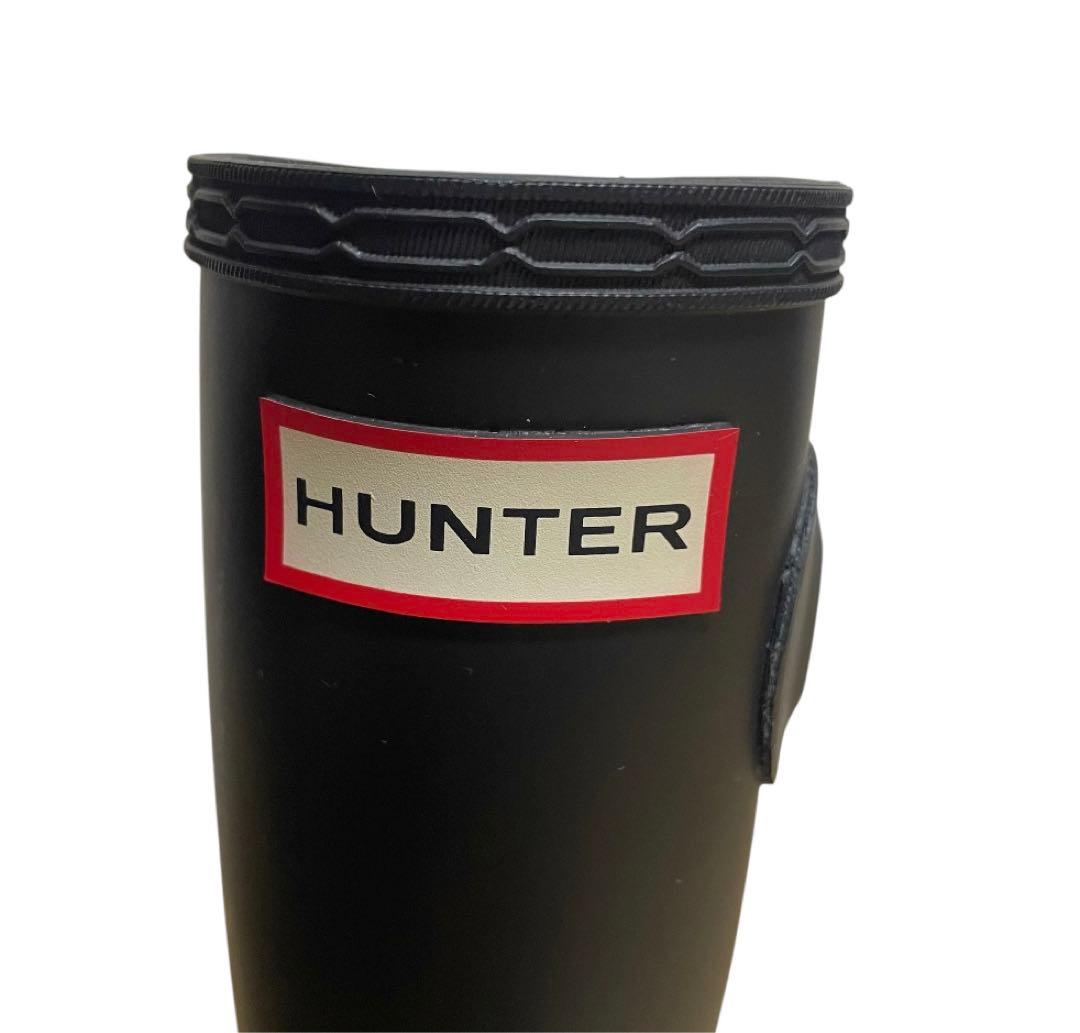 【未使用】HUNTER ショートレインブーツ　バックル付