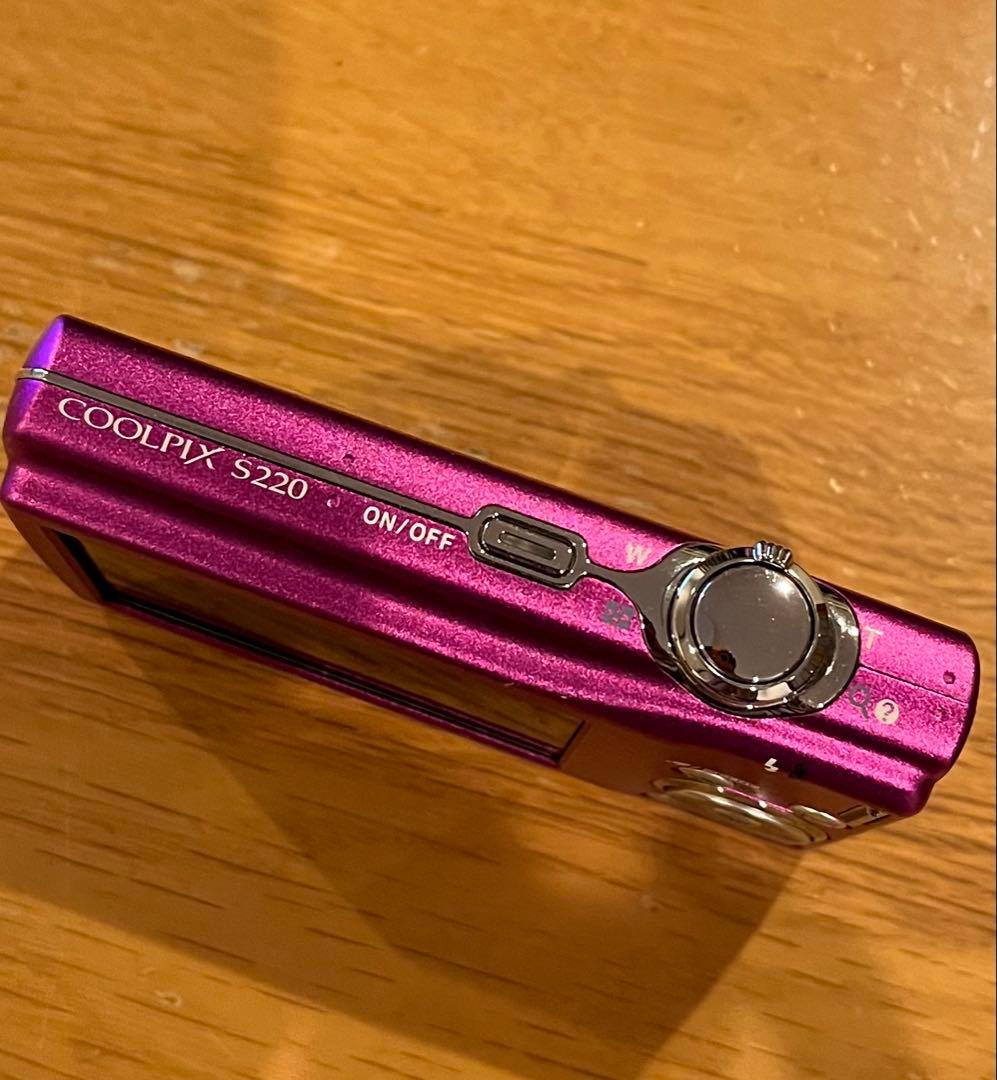 Nikon COOLPIX S220 デジタルカメラ ピンク