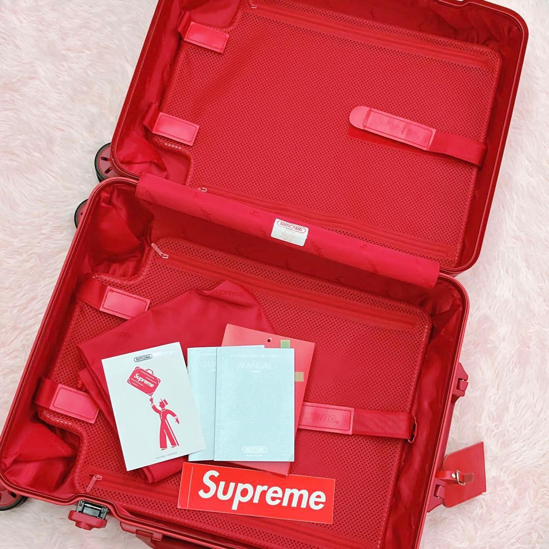 supreme RIMOWA コラボ キャリーケース 45L レッド