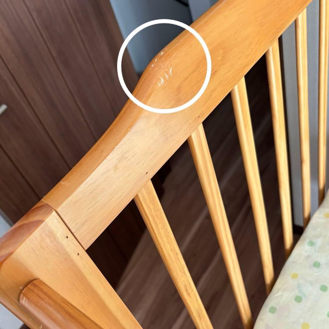 カトージ ハイシートベビーベッド02399 ナチュラル キャスター付き　清潔