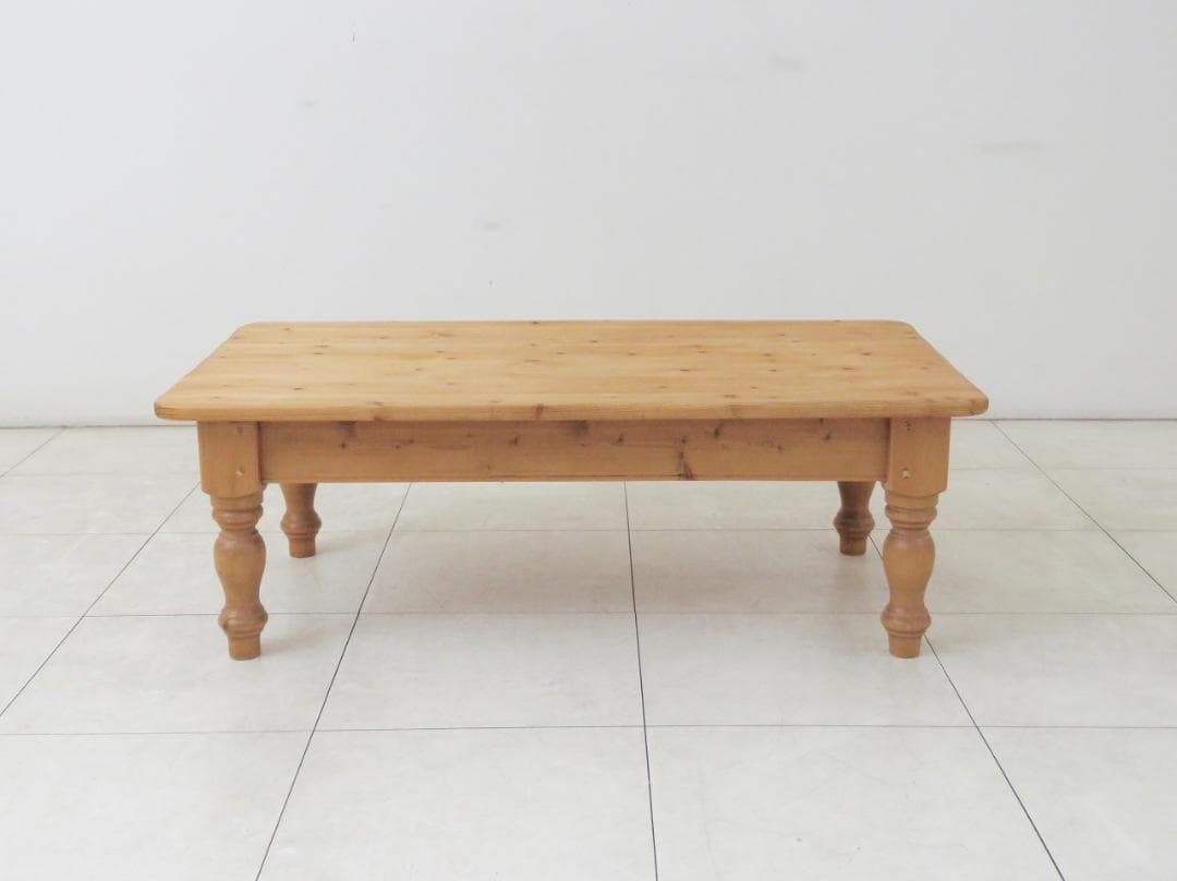 ペニーワイズ パイン無垢材 コーヒーテーブル カントリー センター リビング