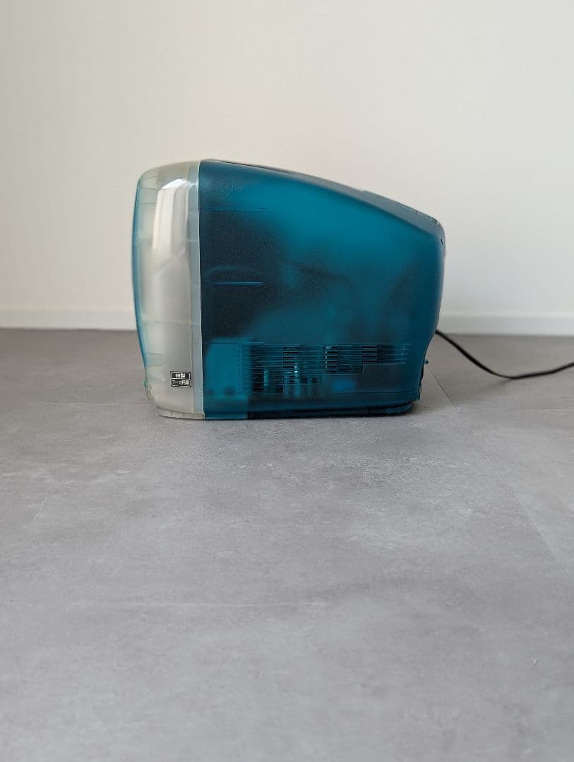 90's y2kデザイン HITACHI スケルトン TV ヴィンテージ