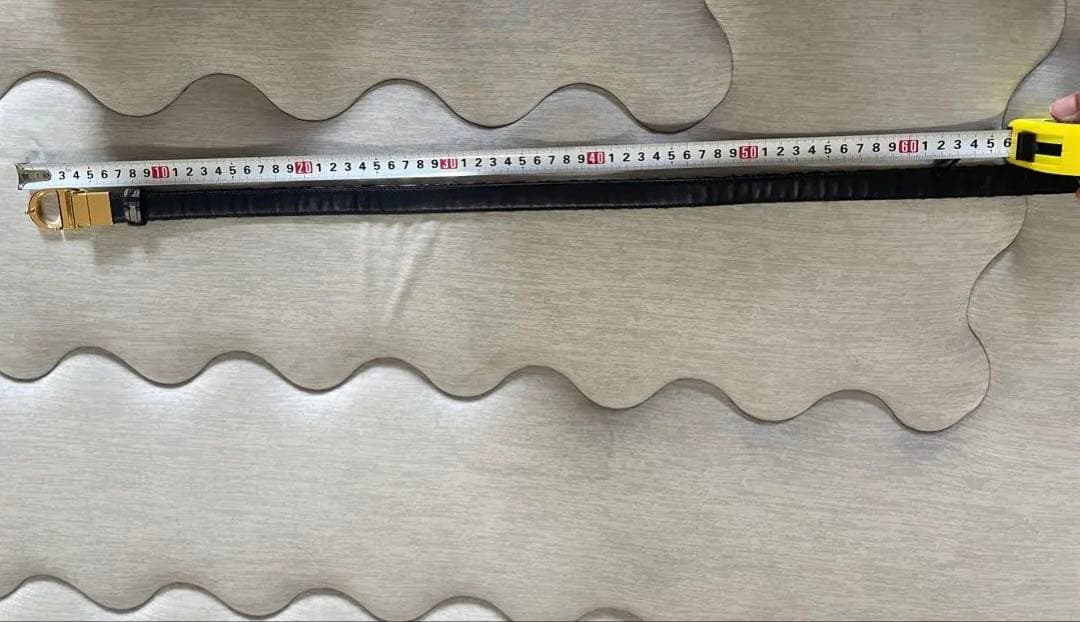 最終値下げ！Dior ロゴバックル ベルト ブラック/ゴールド