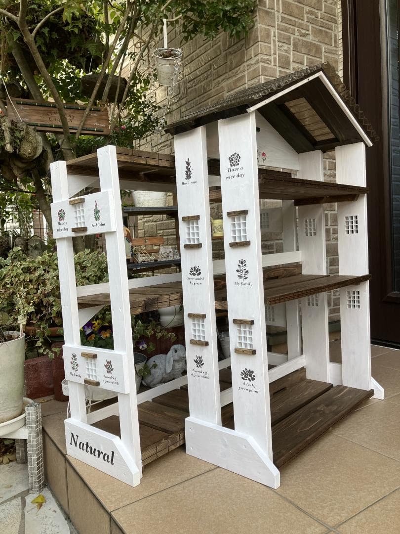 No19 ⭐︎Alphonse✩専用商品横幅最大の多肉植物4段棚30cm3段