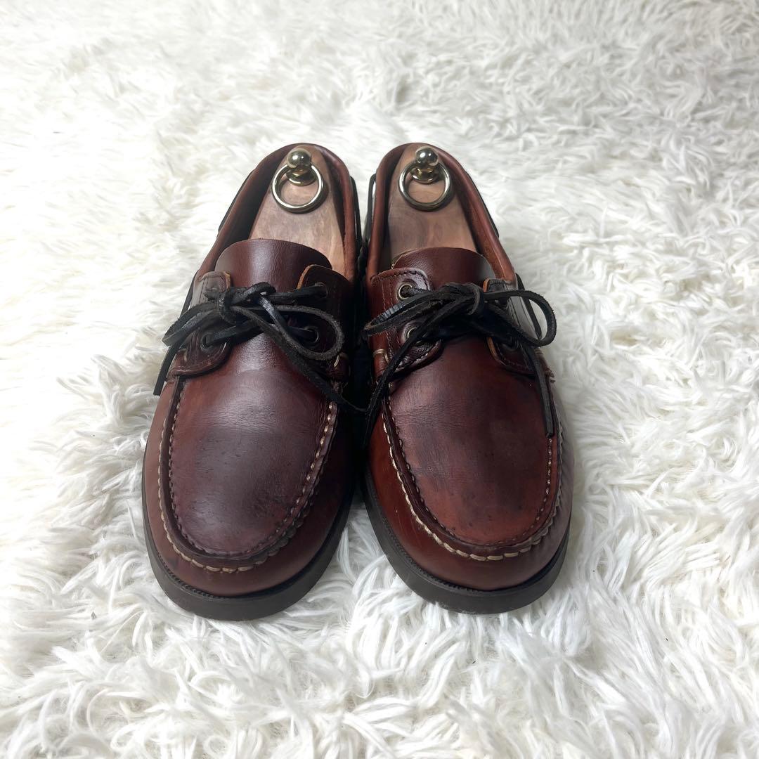 【美品】 パラブーツ デッキシューズ BARTH MARRON 26.0cm